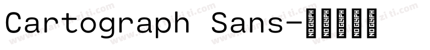 Cartograph Sans字体转换